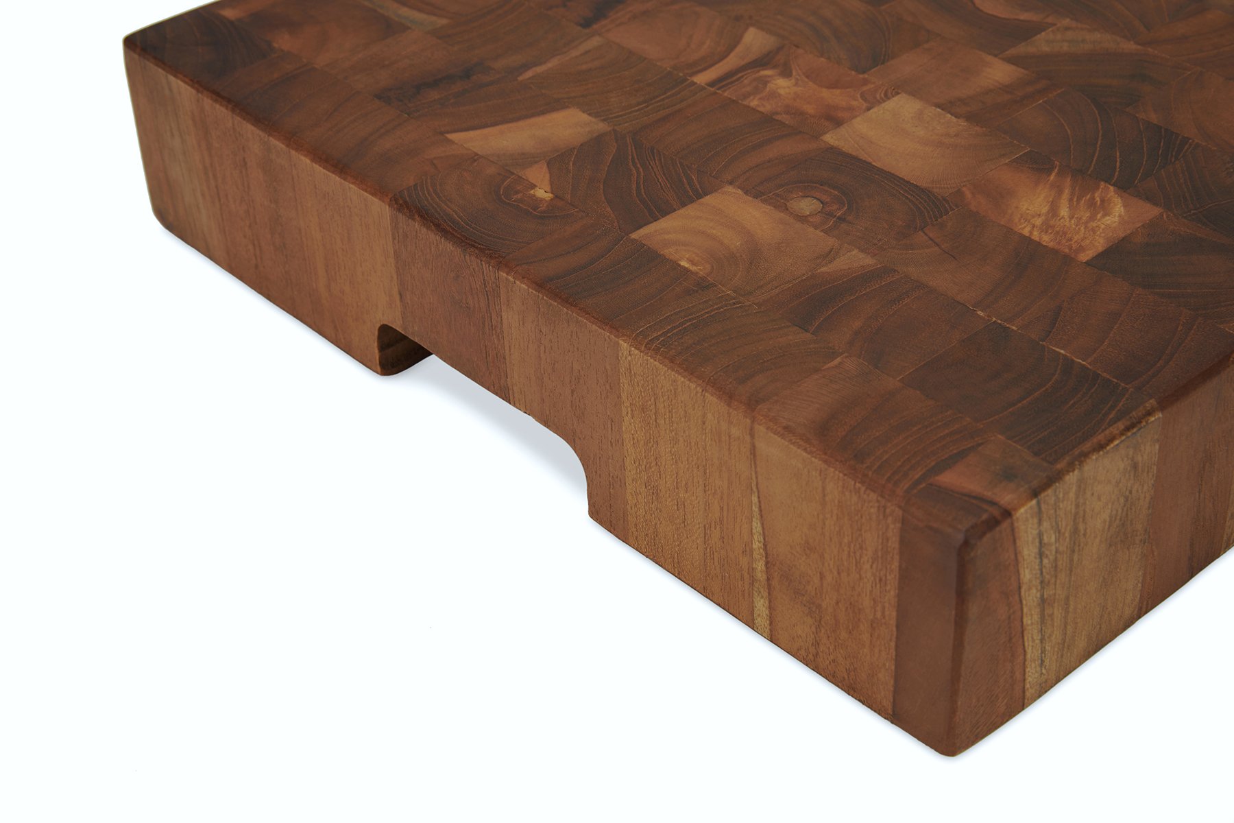 End Grain Teak Butcher Block Extra Thick Teak Wood Cutting Board 