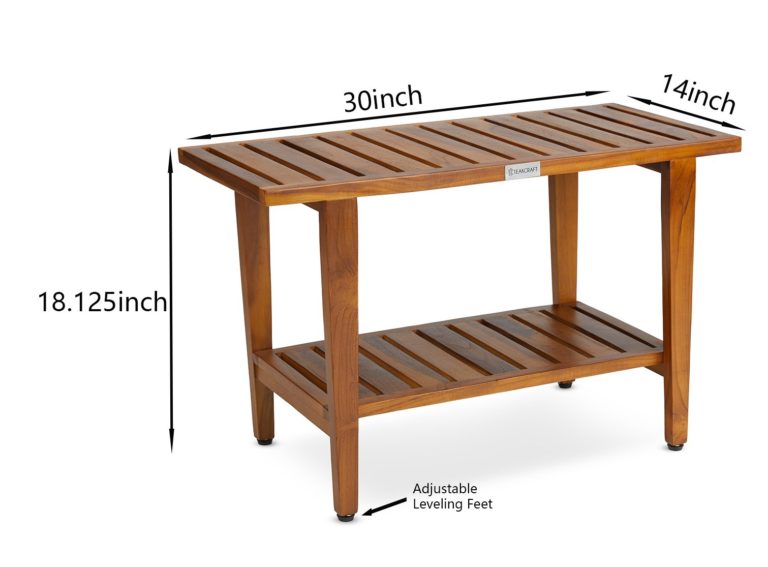 Teak Shower Bench 30