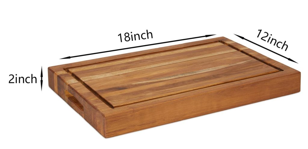 Teak Wood Cutting Board with Juice Groove | Best Wood Cutting Board