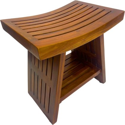 Teak Shower Furniture | Waterproof Shower Bench | Corner Shower Bench